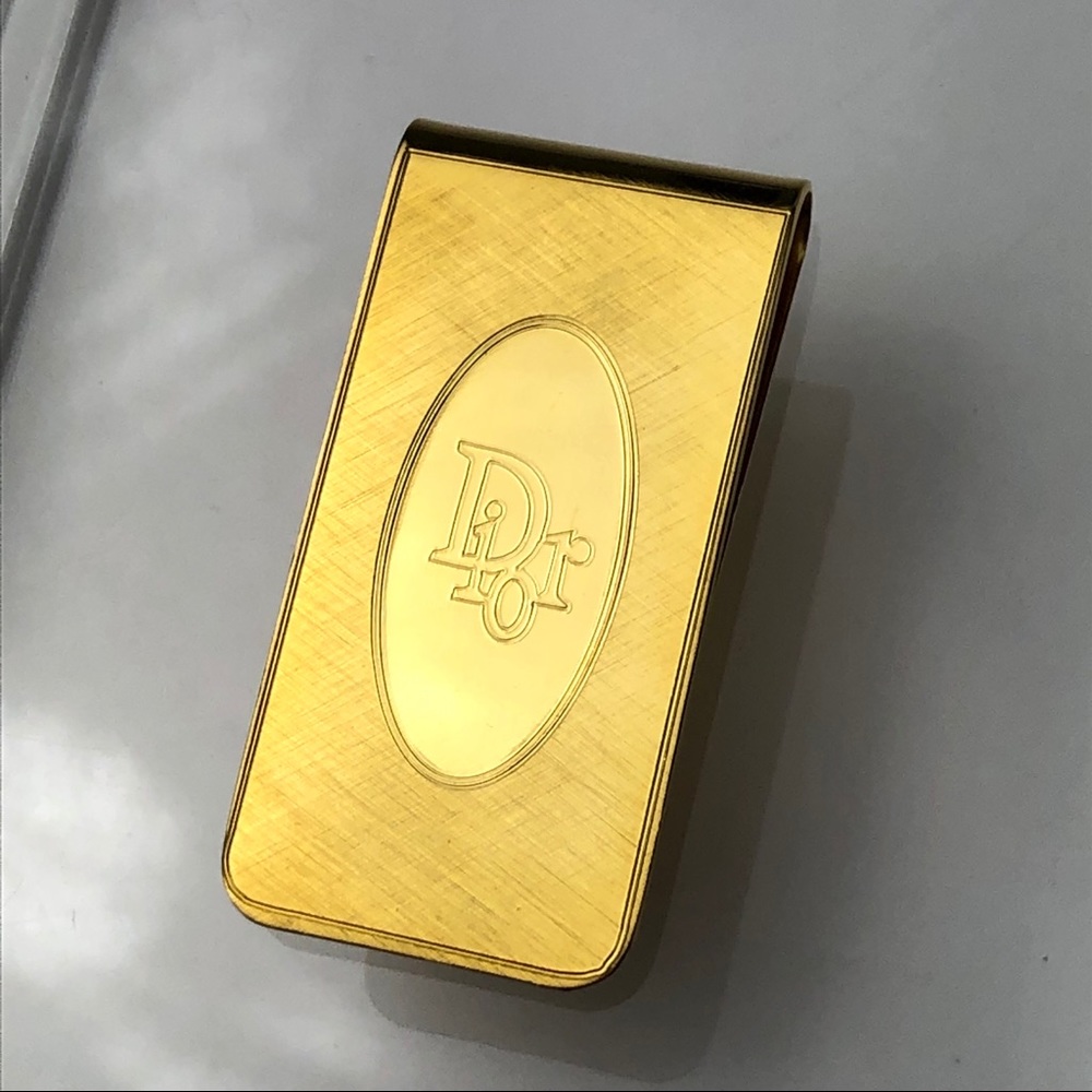 RARE VTG CHRISTIAN DIOR MONEY CLIP